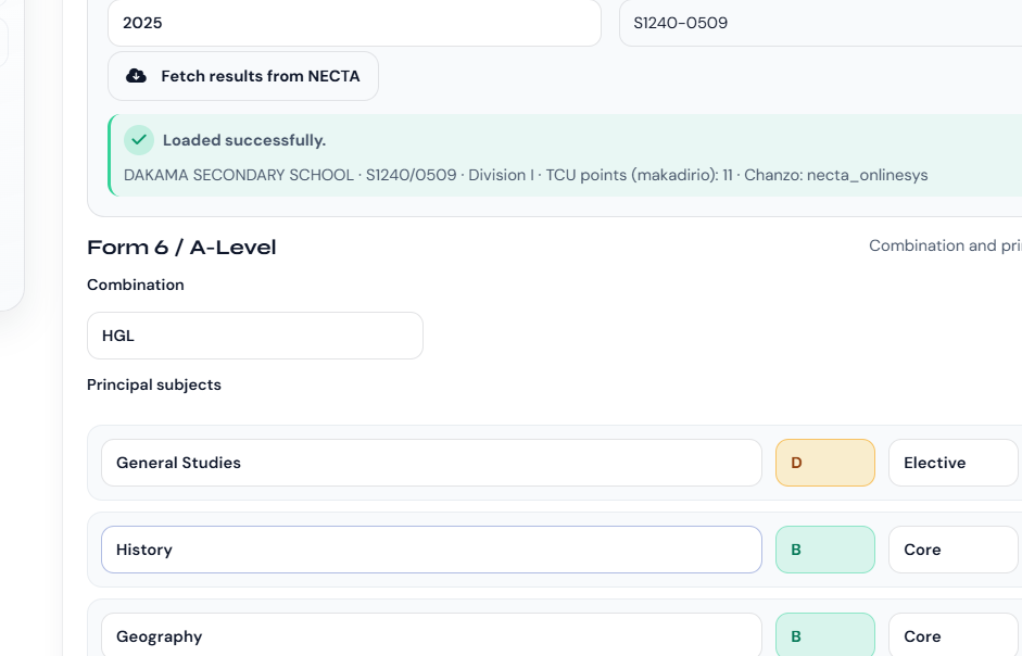 Step 3 – choose pathway